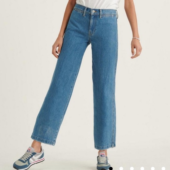 Lucky Brand Denim - Lucky Brand Women's Jeans Mid Rise Crop Wide Leg Size 8/29 EUC